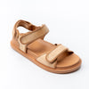 Everyday Ease - Camel Velcro Sandals