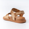Everyday Ease - Camel Velcro Sandals