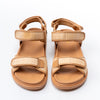 Everyday Ease - Camel Velcro Sandals