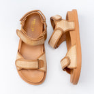 Everyday Ease - Camel Velcro Sandals - view 5