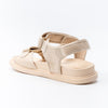 Everyday Ease - Beige Velcro Sandals