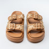 Diva Dual Buckle - Camel Slides