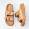 Diva Dual Buckle - Camel Slides