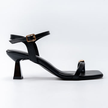 Dune Chic - Black Casual Sandal