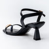 Dune Chic - Black Casual Sandal