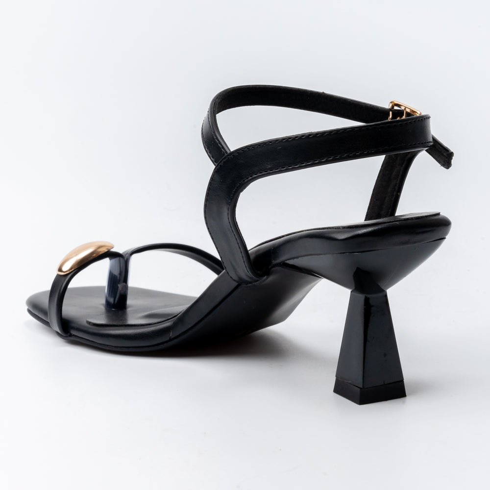 Dune Chic - Black Casual Sandal - view 4