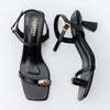 Dune Chic - Black Casual Sandal