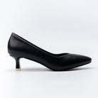 Noir Grace - Black Kitten Heels - view 2