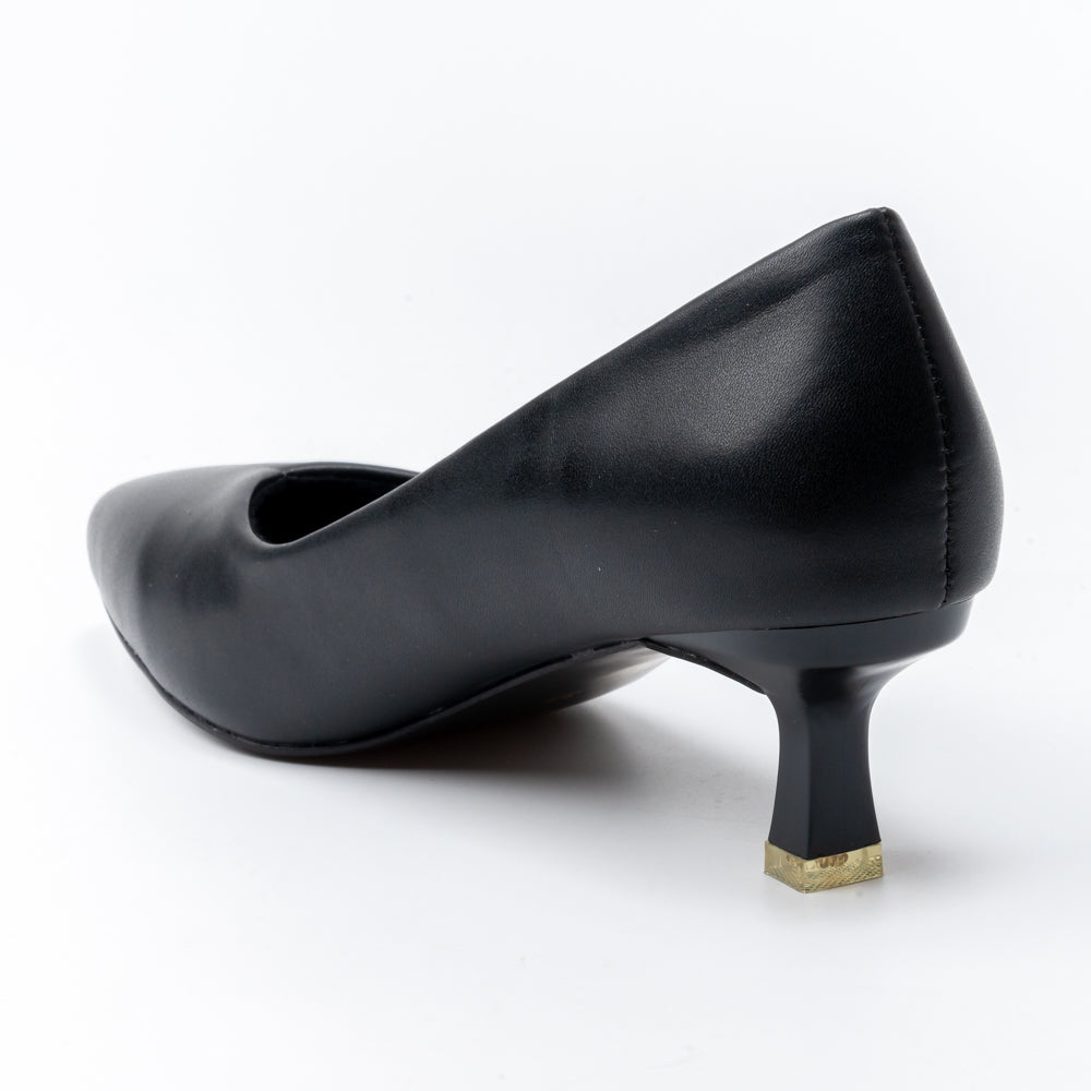 Noir Grace - Black Kitten Heels - view 4