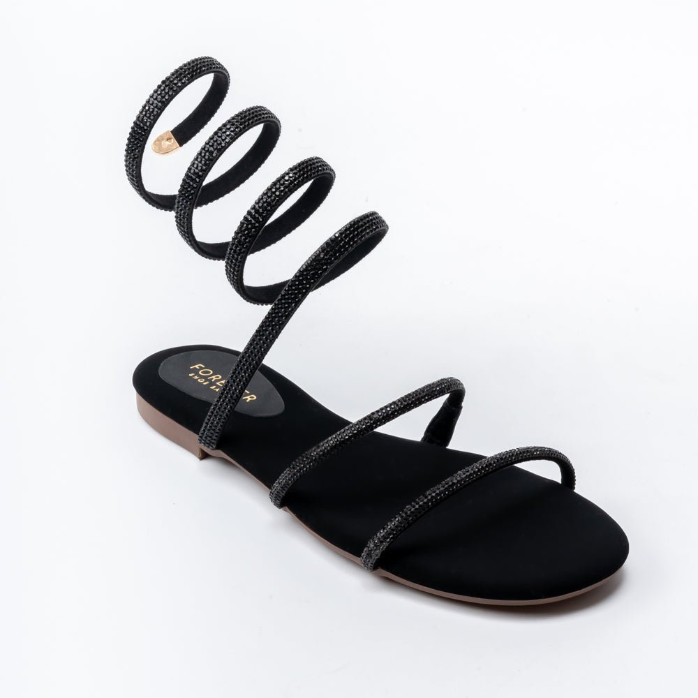 Sole Warrior - Black Flats - view 3