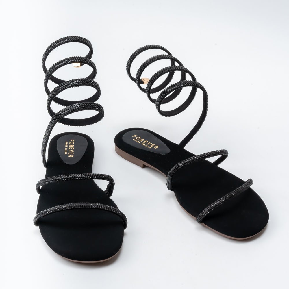 Sole Warrior - Black Flats - view 6