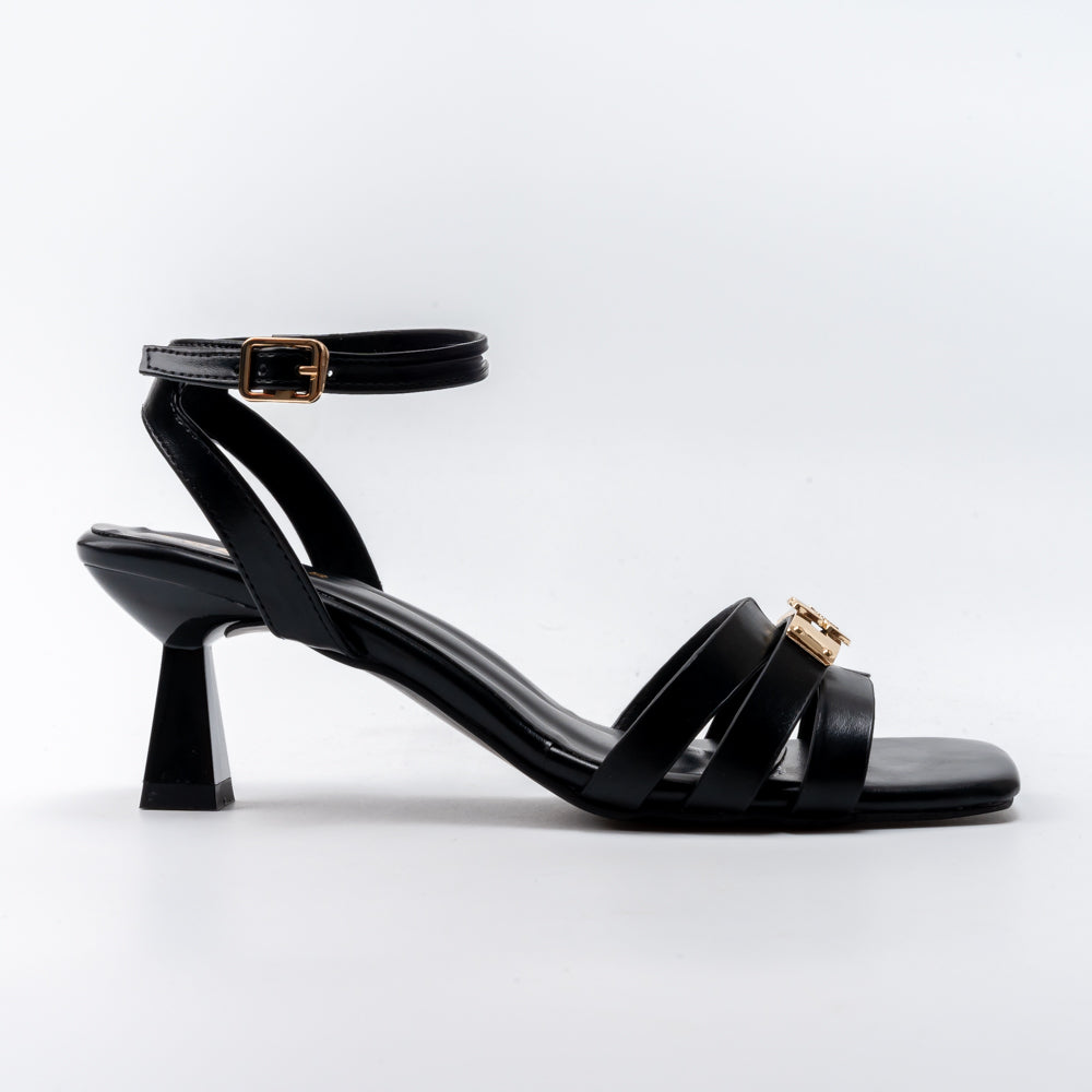 The Squarelink - Black Charm Heels - view 2