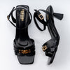 The Squarelink - Black Charm Heels