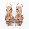 Square ‑ Toe Strappy - Grey Heel
