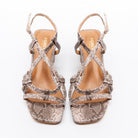 Square ‑ Toe Strappy - Grey Heel - view 4