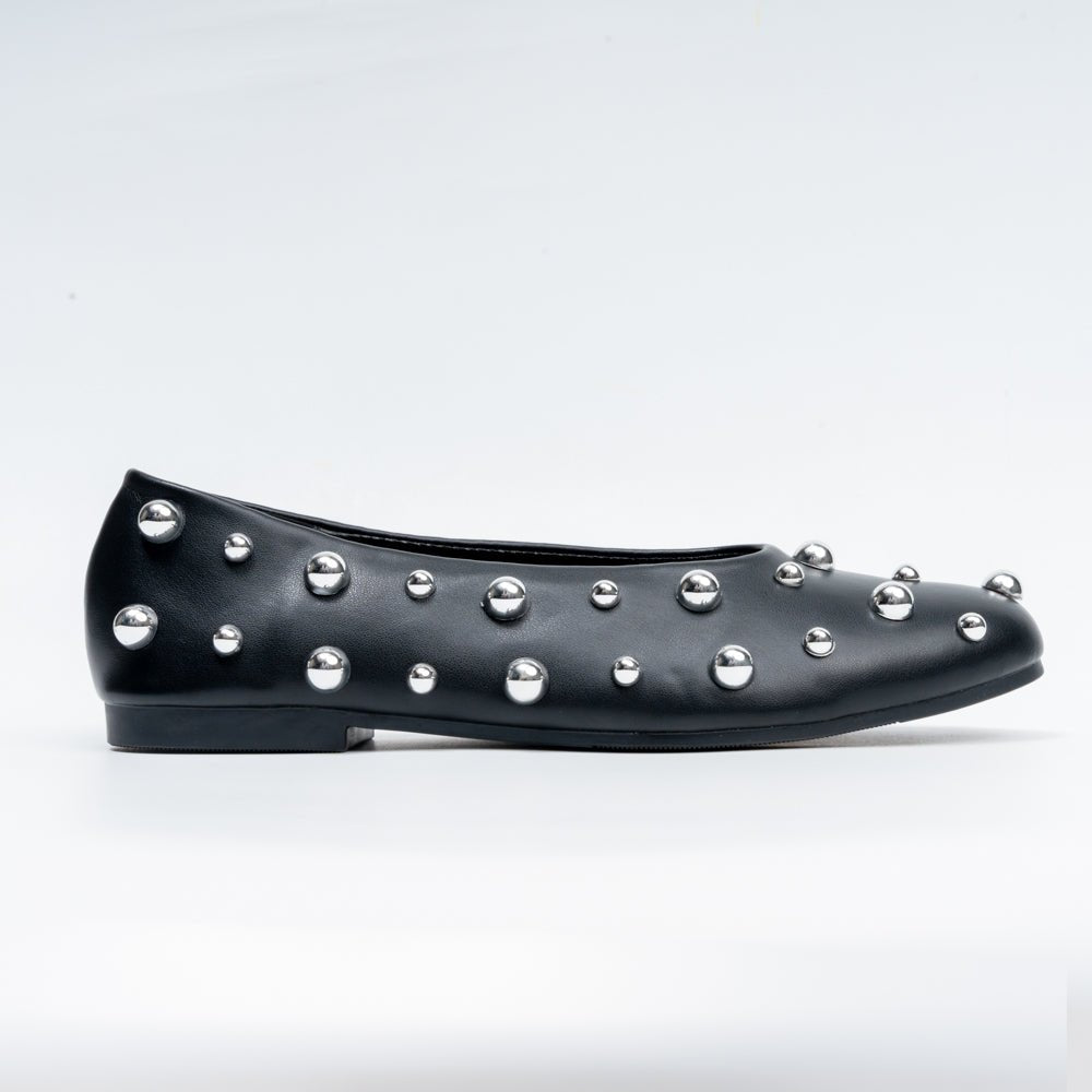 The Meteor Embellished - Black Flats - view 2
