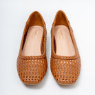 Woven Mesh - Brown Flats Ballerinas - view 4