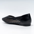 Woven Mesh - Black Flats Ballerinas - view 6