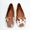 Holy Cow - Brown Flat Ballerinas