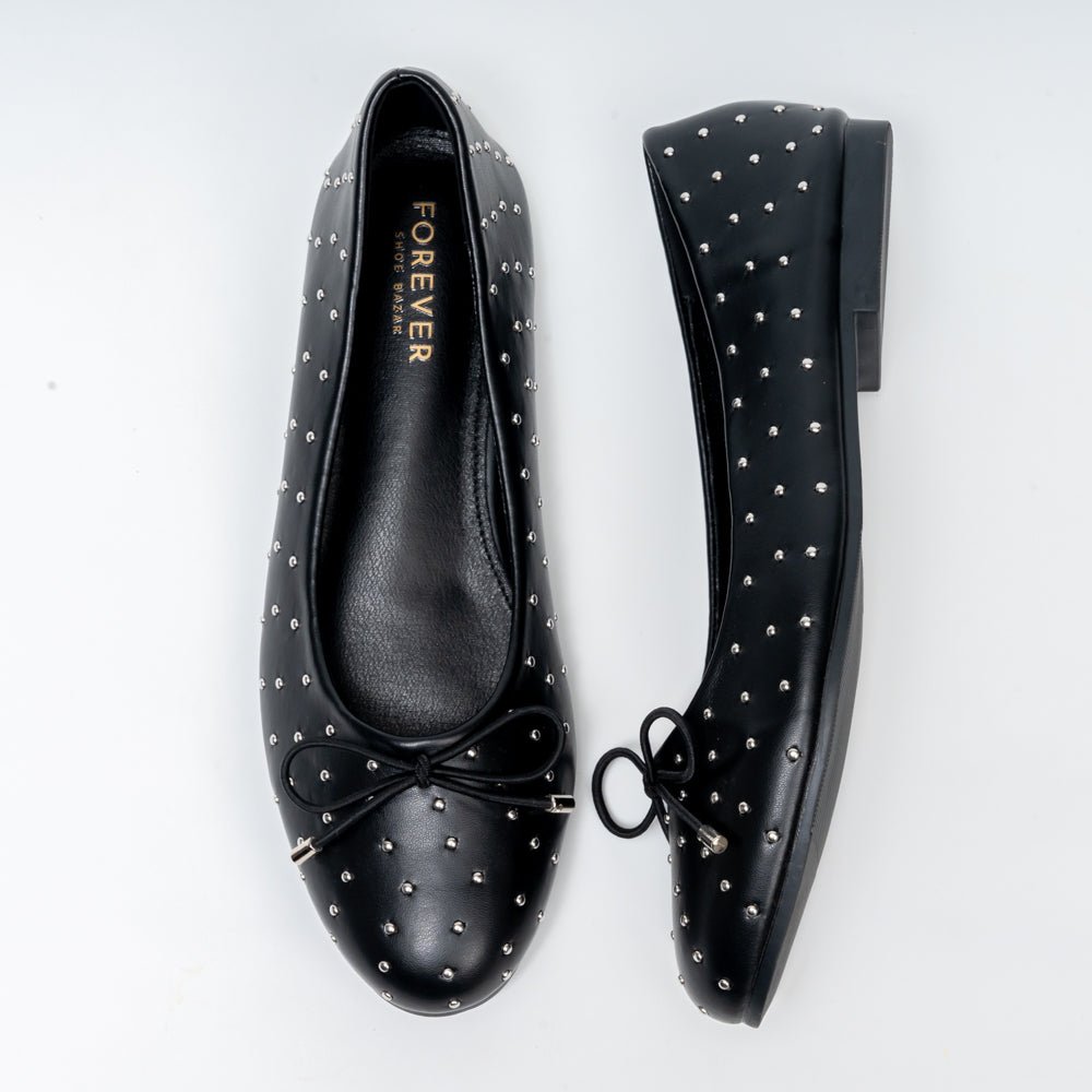 Serene Laser-Cut - Black Flats - view 5