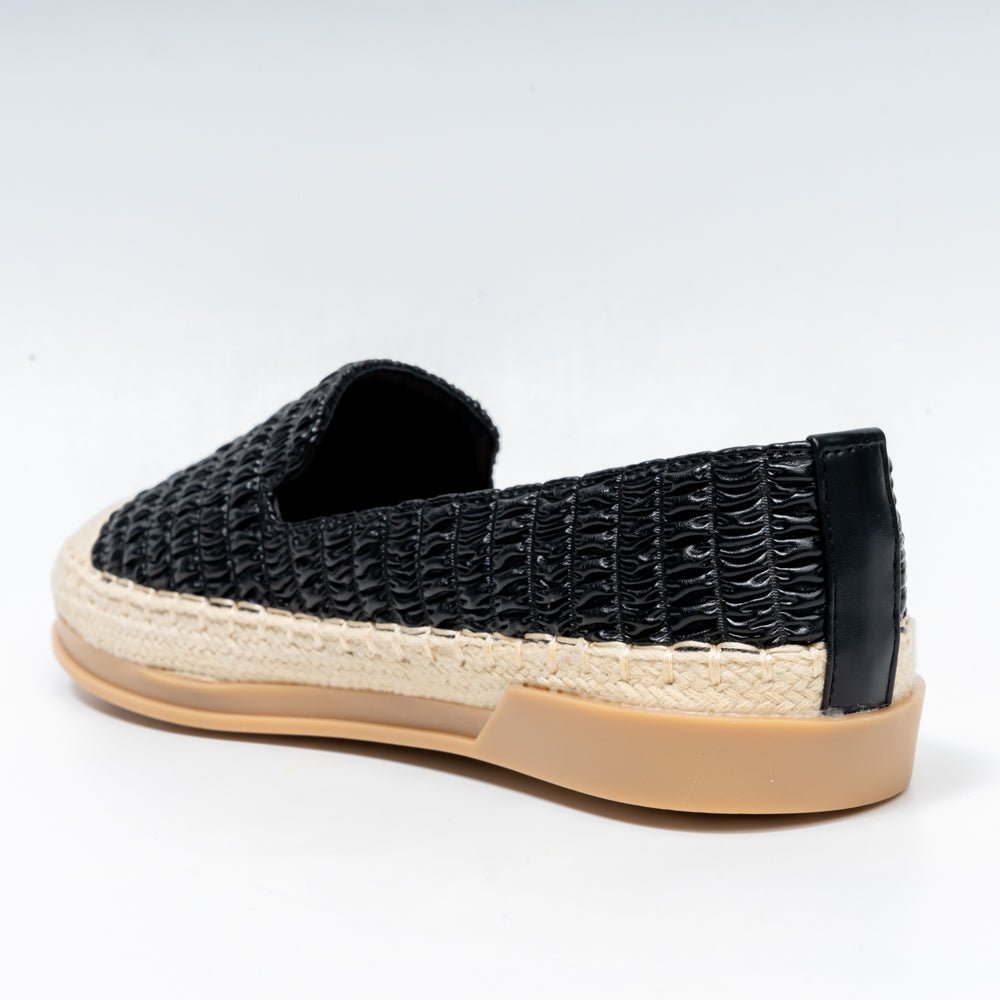 Jute Joy - Black Casual Espadrilles - view 6