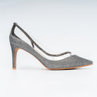 Starlit Elegance - Gun Metal Heels - view 2