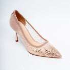 Crystal Whisper - Champagne Party Heels - view 3