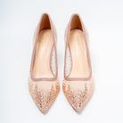 Crystal Whisper - Champagne Party Heels - view 4