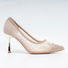 Crystal Whisper - Gold Party Heels