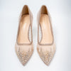 Crystal Whisper - Gold Party Heels