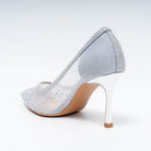 Crystal Whisper - Silver Party Heels - view 6