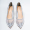 Crystal Whisper - Silver Party Heels
