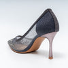 Crystal Whisper - Gun Metal Party Heels
