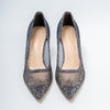 Crystal Whisper - Gun Metal Party Heels