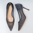 Crystal Whisper - Gun Metal Party Heels - view 5