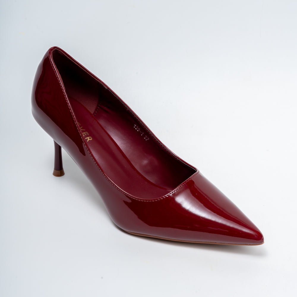 Signature Pointed - Maroon Pumps - view 2