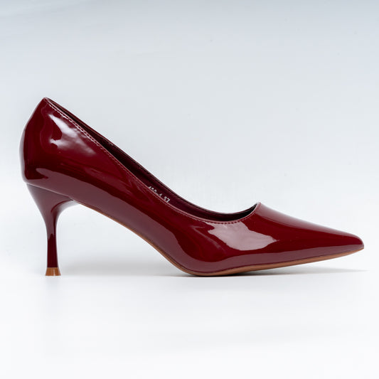 Signature Pointed - Maroon Pumps