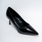 Signature Pointed - Black Pumps - view 2