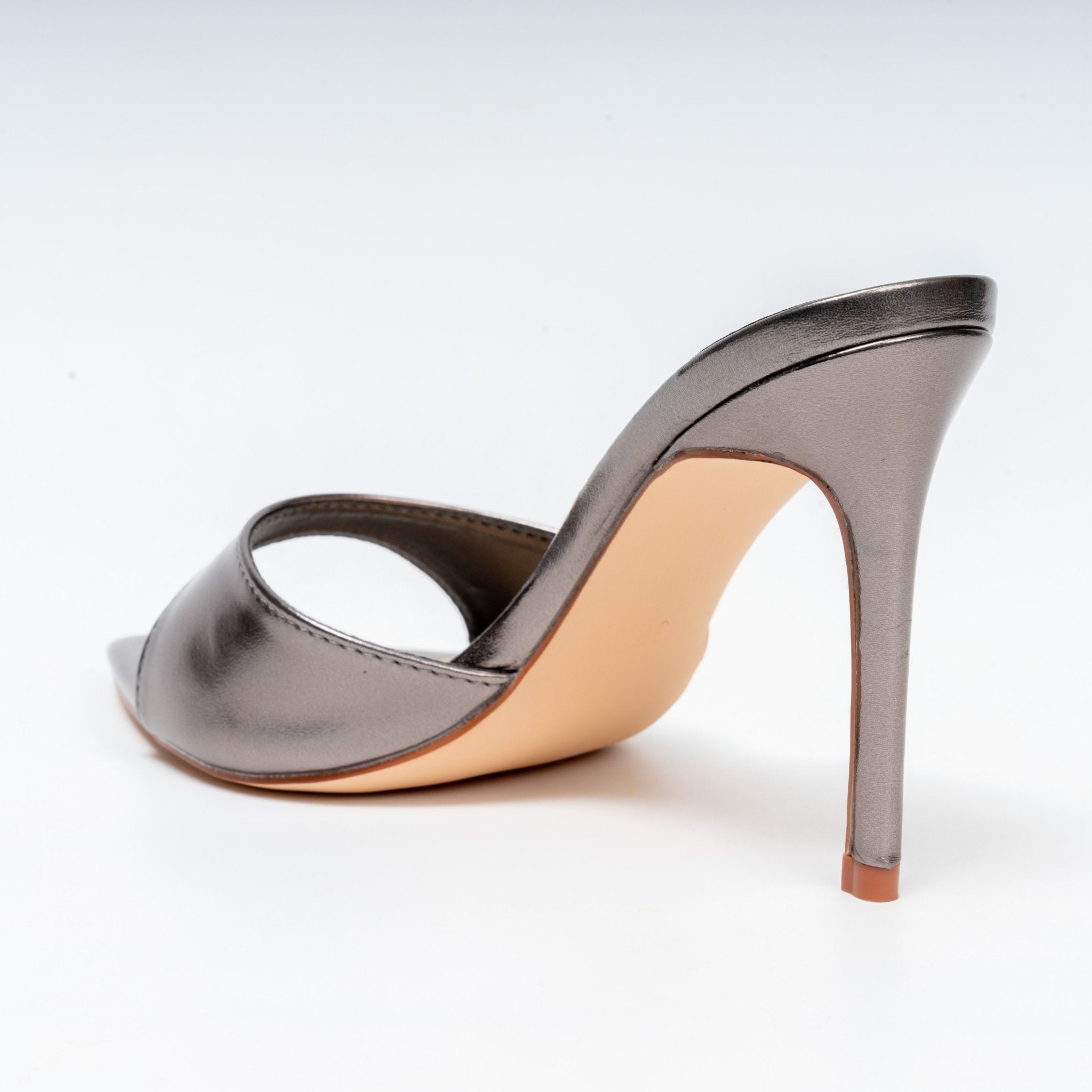 Glitter Queen - Gun Metal Heels - view 6