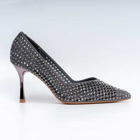 Prism Spark - Gun Metal Party Heels