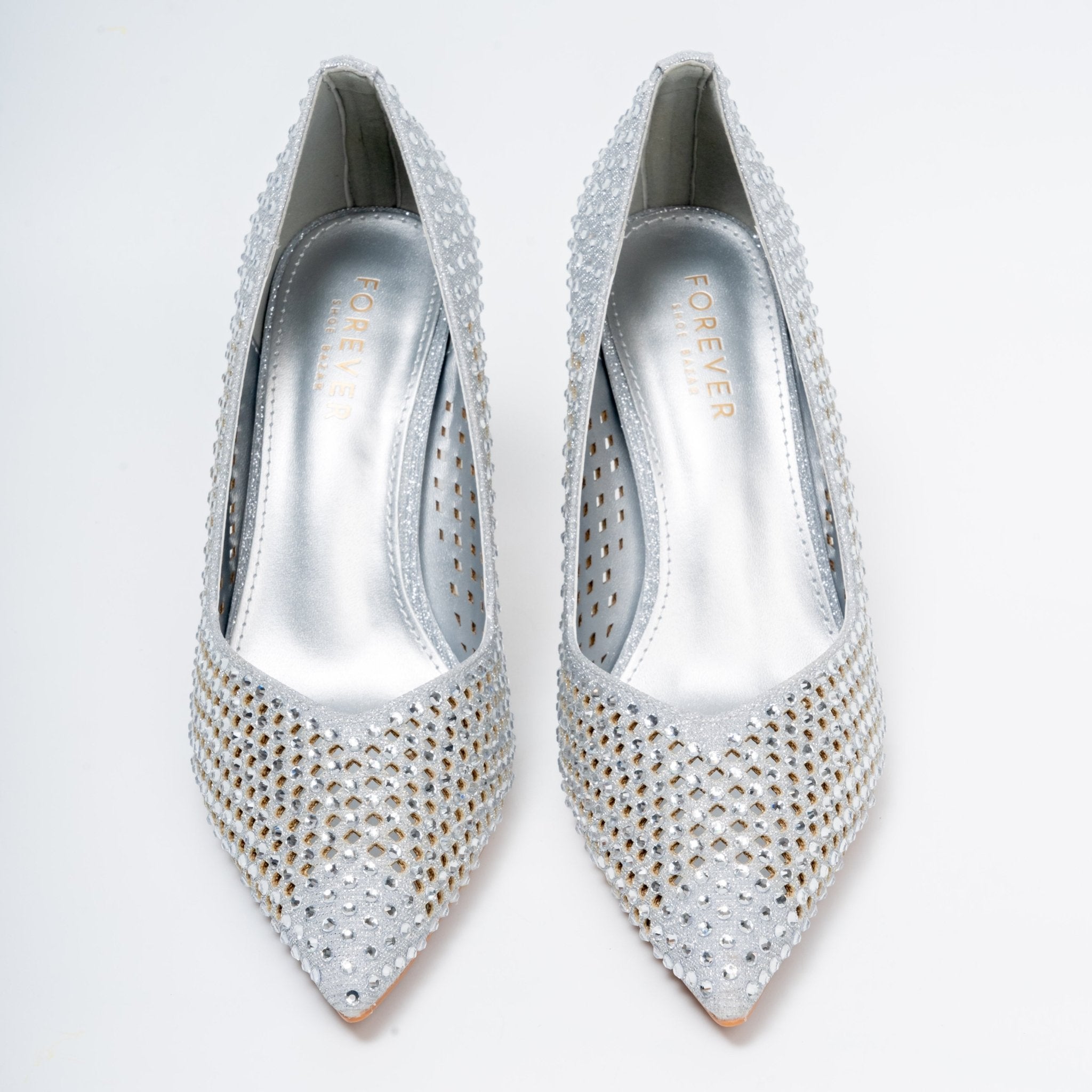 Prism Spark - Silver Party Heels - view 4