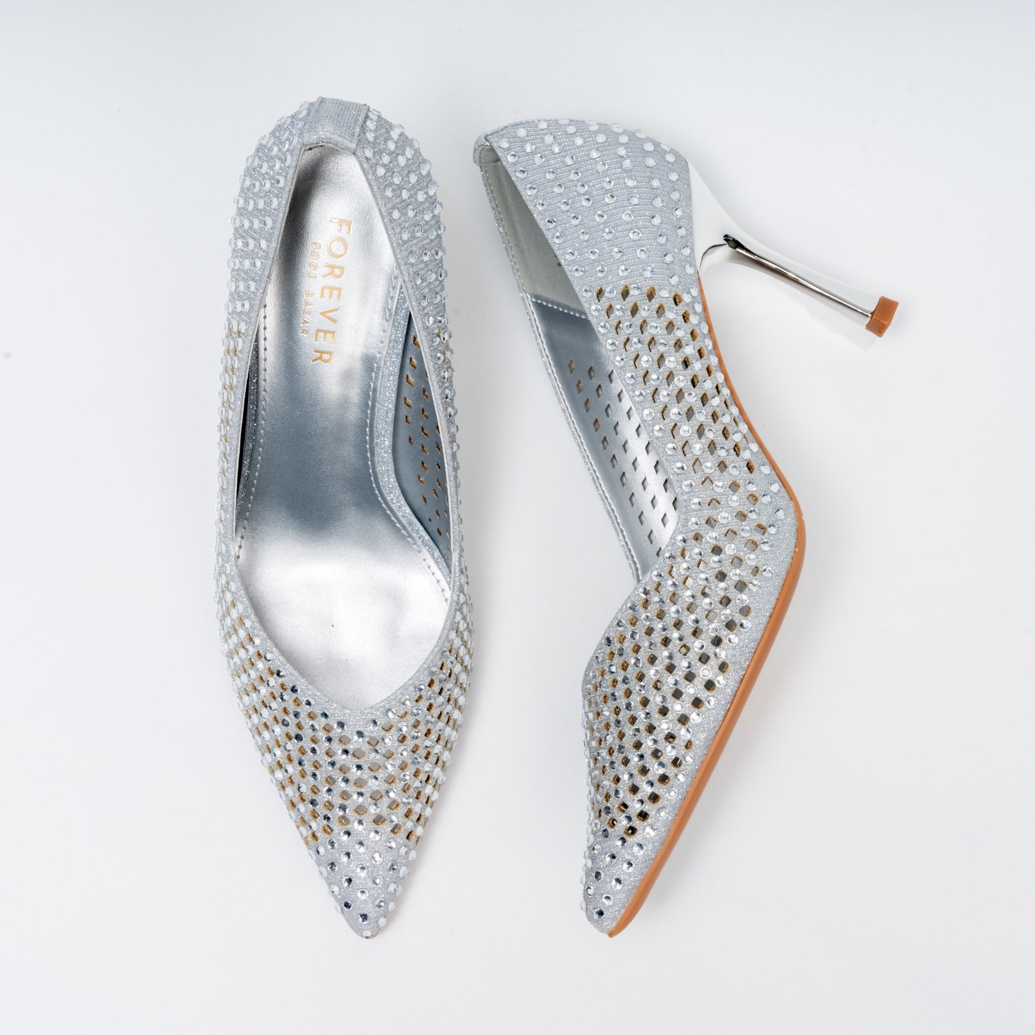 Prism Spark - Silver Party Heels - view 5