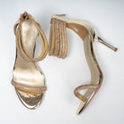 Not My Problem - Gold Partywear Heels . - view 5
