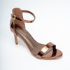 Shine On - Bronze Pencil Heel Sandal .