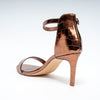 Shine On - Bronze Pencil Heel Sandal .