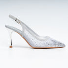 Say My Name? - Silver Party Heels. - view 2