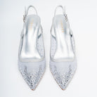 Say My Name? - Silver Party Heels. - view 4