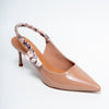 Scarf Strap - Beige Heels