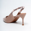 Scarf Strap - Beige Heels