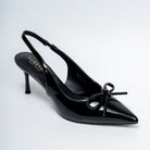 Amethyst Allure - Black Casual Heels - view 3